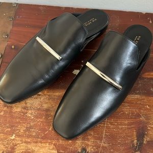 Via Spiga black mules, size 8.5M